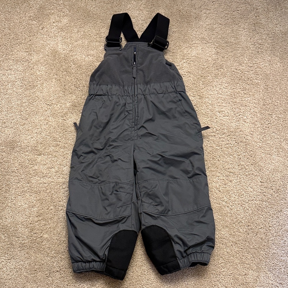 REI Kids Charcoal Snow Bibs